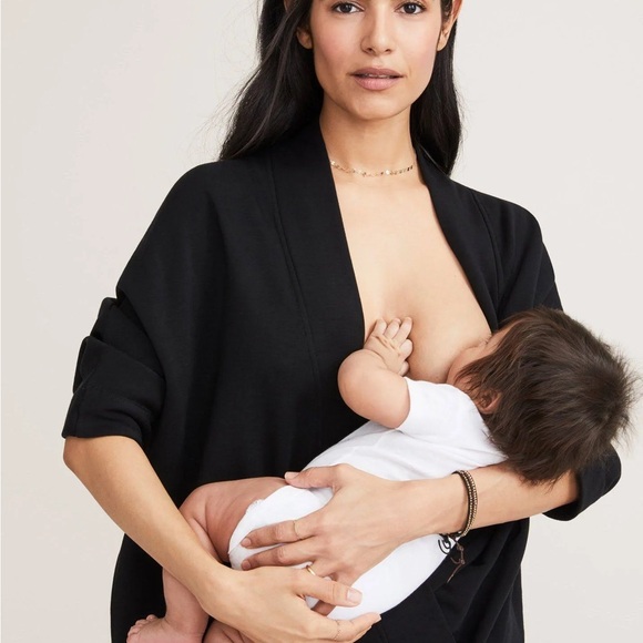 Hatch maternity early days nursing sweatshirt one size black - Picture 2 of 5